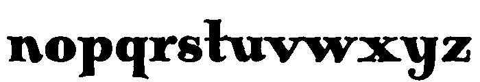 PickworthOldStyle Regular Font LOWERCASE