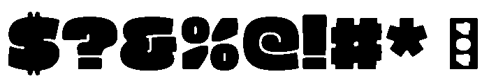 Piggle Puff Font OTHER CHARS