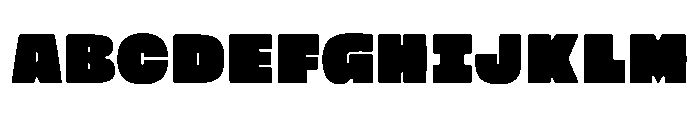 Piggle Puff Font UPPERCASE