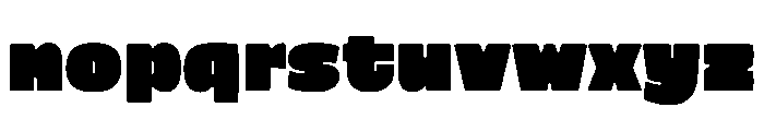 Piggle Puff Font LOWERCASE