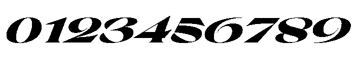 Pilote BlackItalic Font OTHER CHARS