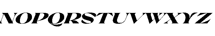 Pilote BlackItalic Font UPPERCASE