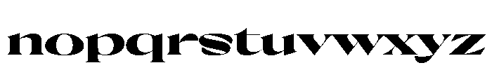 Pilote Black Font LOWERCASE