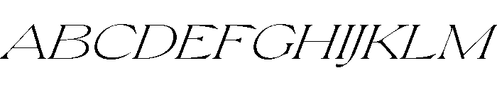 Pilote LightItalic Font UPPERCASE