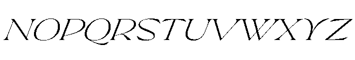 Pilote LightItalic Font UPPERCASE