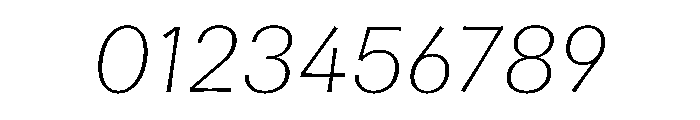 Piloti Oblique Font OTHER CHARS
