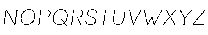 Piloti Oblique Font UPPERCASE