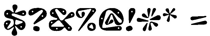 Pilowlava Atome Font OTHER CHARS