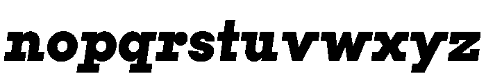 PinokioGrand BlackItalic Font LOWERCASE