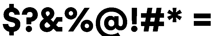PinokioGrand Bold Font OTHER CHARS