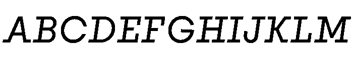 PinokioGrand BookItalic Font UPPERCASE