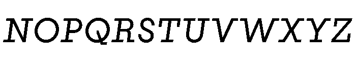 PinokioGrand BookItalic Font UPPERCASE