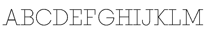 PinokioGrand ExtraLight Font UPPERCASE