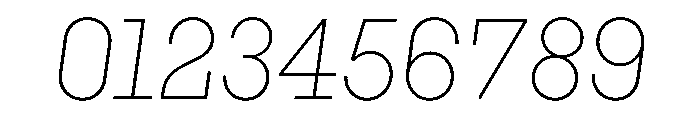 PinokioGrand ExtraLightItalic Font OTHER CHARS