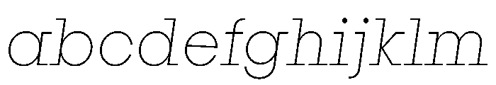 PinokioGrand ExtraLightItalic FONT