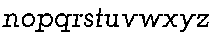 PinokioGrand Italic Font LOWERCASE