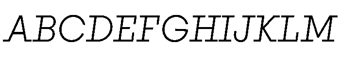 PinokioGrand LightItalic Font UPPERCASE