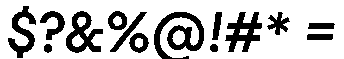 PinokioGrand MediumItalic Font OTHER CHARS