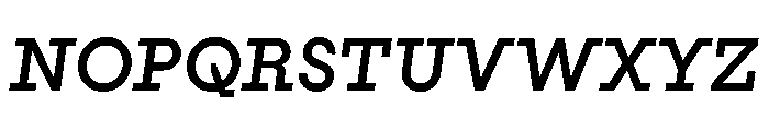 PinokioGrand MediumItalic Font UPPERCASE