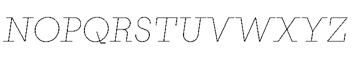 PinokioGrand ThinItalic Font UPPERCASE