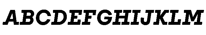 PinokioMix BoldItalic Font UPPERCASE