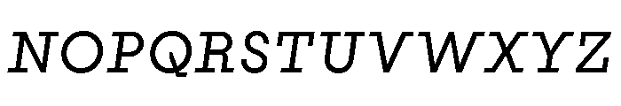 PinokioMix BookItalic Font UPPERCASE