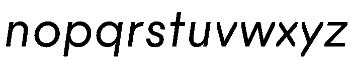 PinokioMix BookItalic Font LOWERCASE