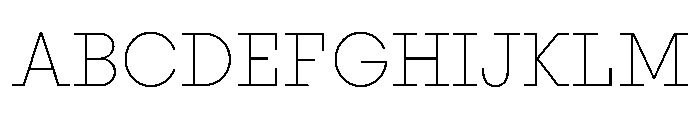 PinokioMix ExtraLight Font UPPERCASE