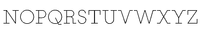 PinokioMix ExtraLight Font UPPERCASE