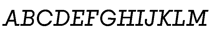 PinokioMix Italic Font UPPERCASE