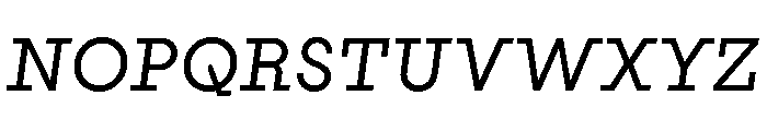 PinokioMix Italic Font UPPERCASE