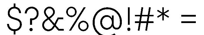 PinokioMix Light Font OTHER CHARS