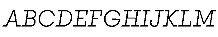 PinokioMix LightItalic Font UPPERCASE