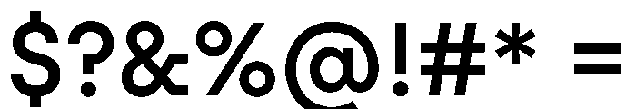 PinokioMix Medium Font OTHER CHARS