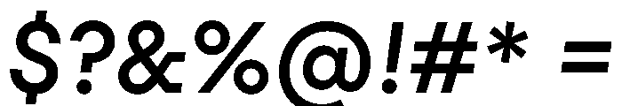 PinokioMix MediumItalic Font OTHER CHARS