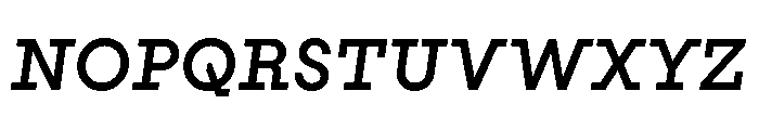 PinokioMix MediumItalic Font UPPERCASE