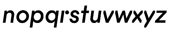 PinokioMix MediumItalic Font LOWERCASE