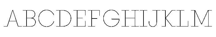 PinokioMix Thin Font UPPERCASE