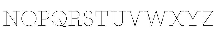 PinokioMix Thin Font UPPERCASE