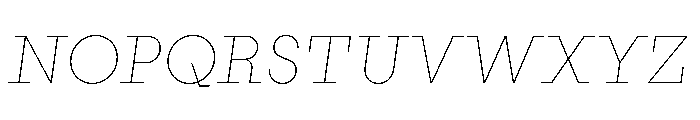 PinokioMix ThinItalic Font UPPERCASE