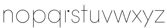PinokioMix Thin Font LOWERCASE