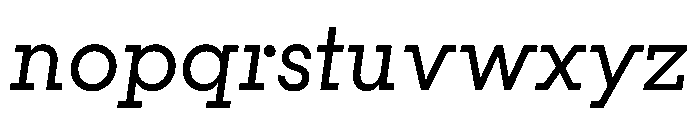 PinokioMoyen Italic Font LOWERCASE