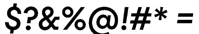 PinokioMoyen MediumItalic Font OTHER CHARS