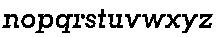 PinokioMoyen MediumItalic Font LOWERCASE
