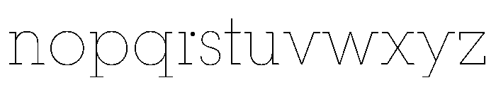 PinokioMoyen Thin Font LOWERCASE