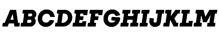 PinokioPetit BlackItalic Font UPPERCASE