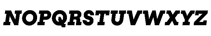 PinokioPetit BlackItalic Font UPPERCASE
