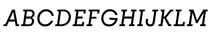 PinokioPetit BookItalic Font UPPERCASE