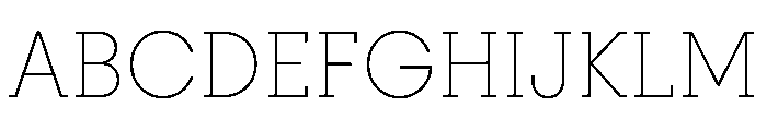 PinokioPetit ExtraLight Font UPPERCASE
