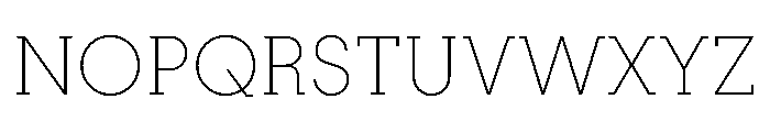 PinokioPetit ExtraLight Font UPPERCASE